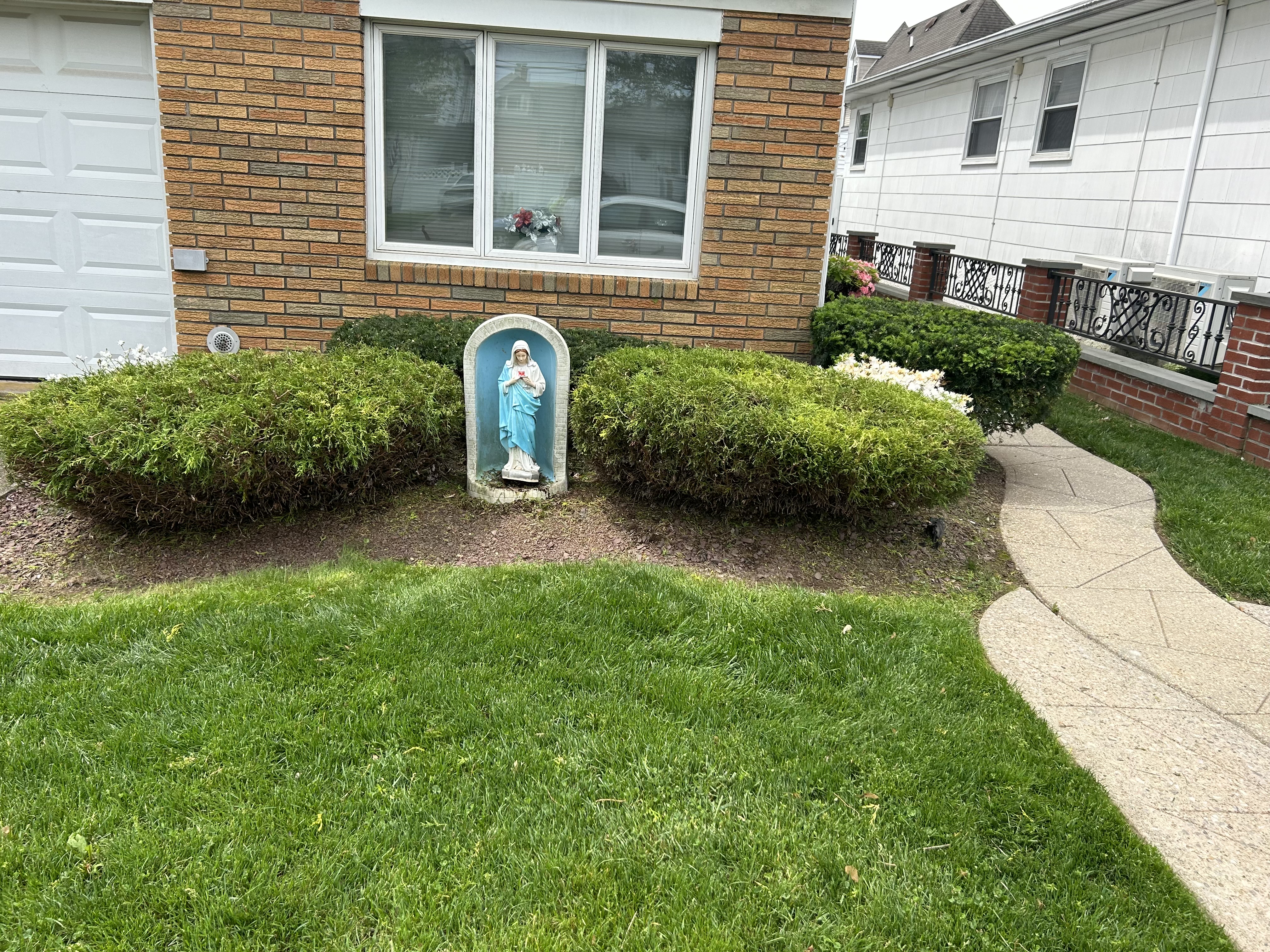 Front lawn maintenance