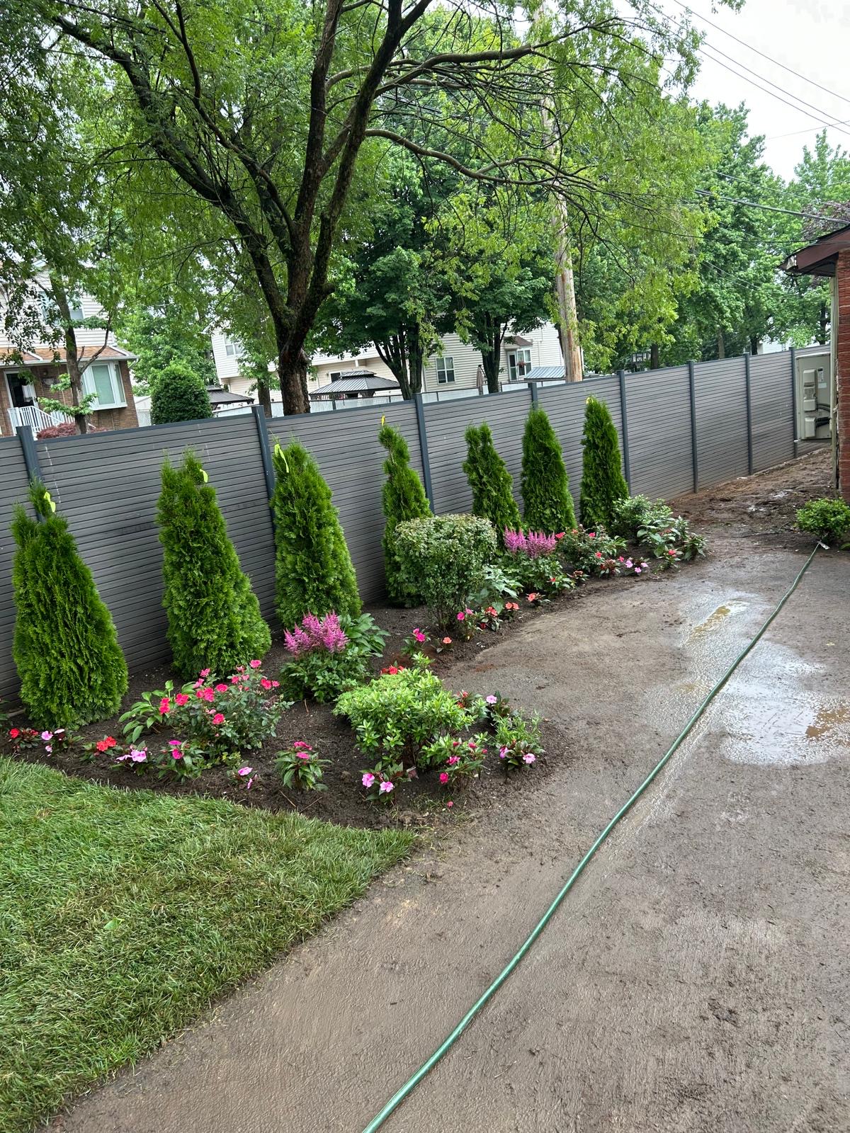 Garden design and planting